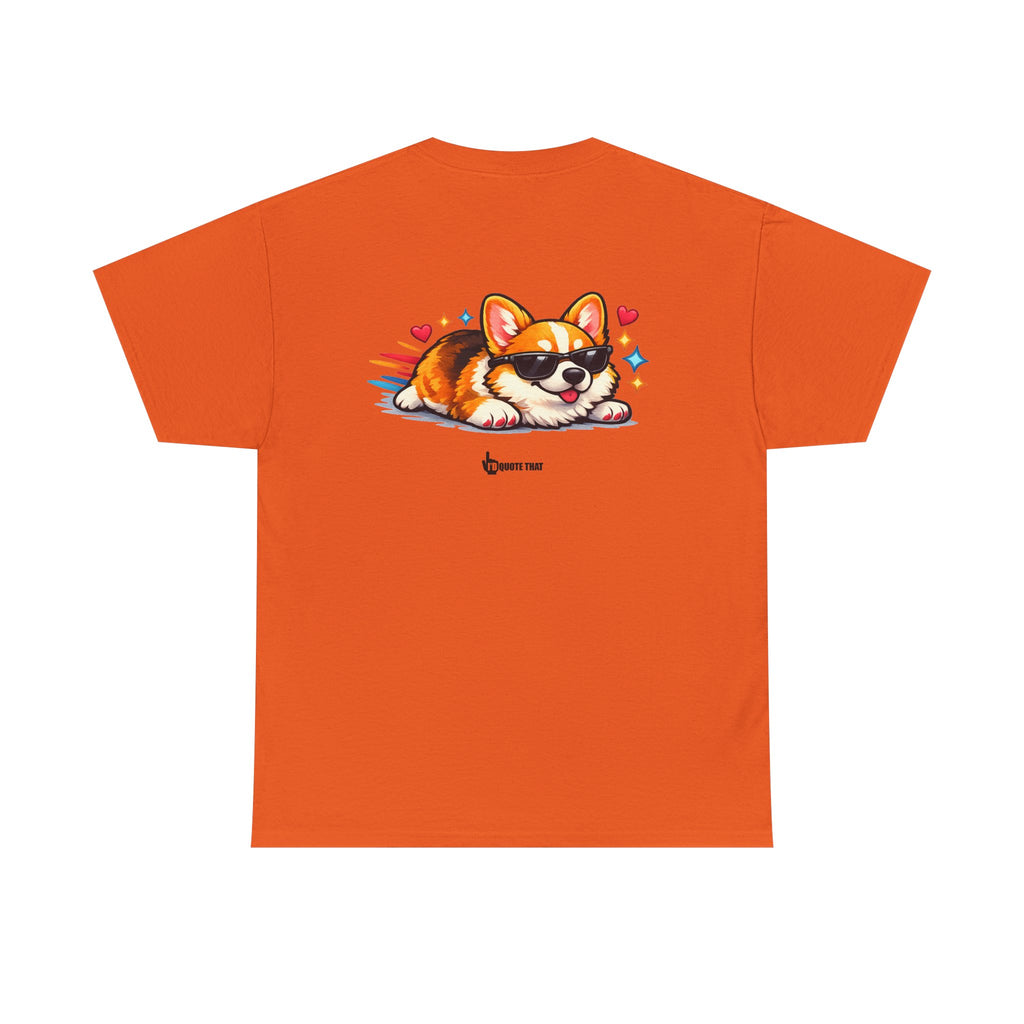 "Built low to the ground for speed and maximum sass" Typical Corgi - Trending Funny Dog Graphic T-Shirt