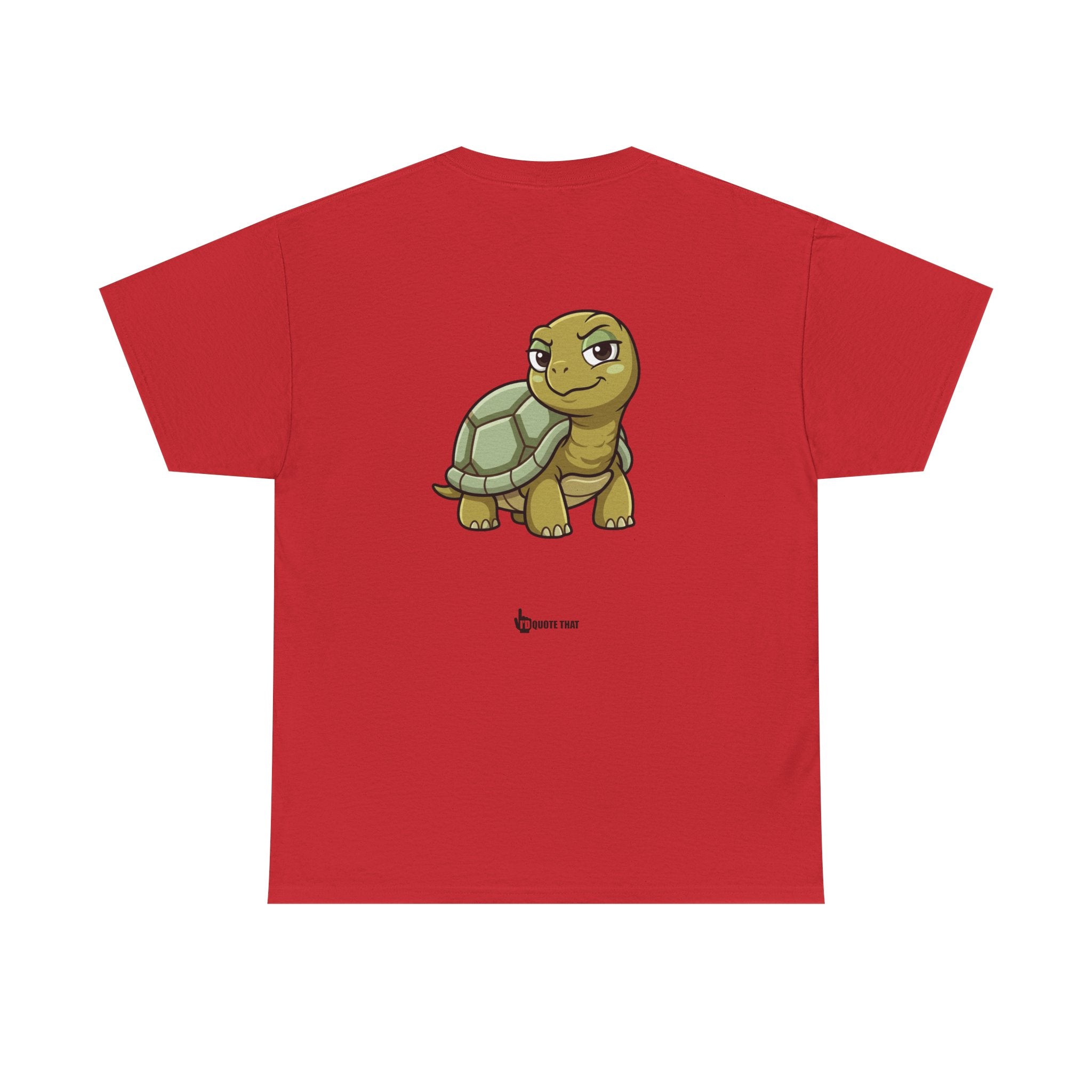 "This Tiny Turtle... He Judges You Immensely" Funny Judgmental Tiny Turtle Quote Graphic Tee – Sarcastic Animal Humor Shirt