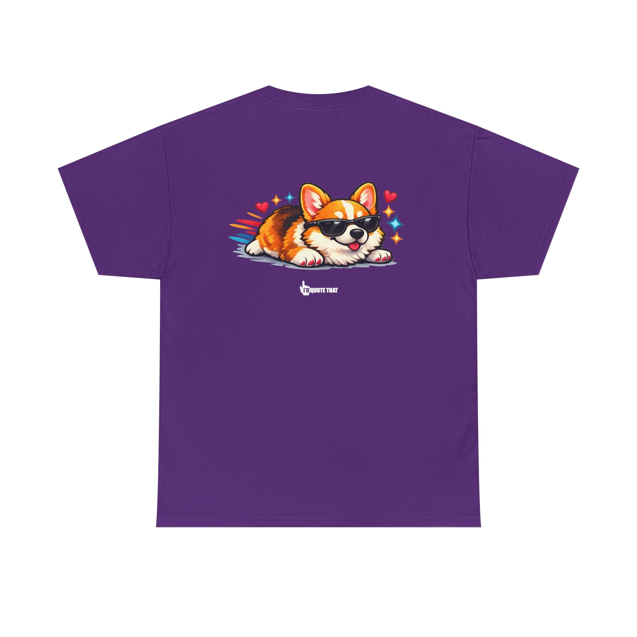 "Built low to the ground for speed and maximum sass" Typical Corgi - Trending Funny Dog Graphic T-Shirt