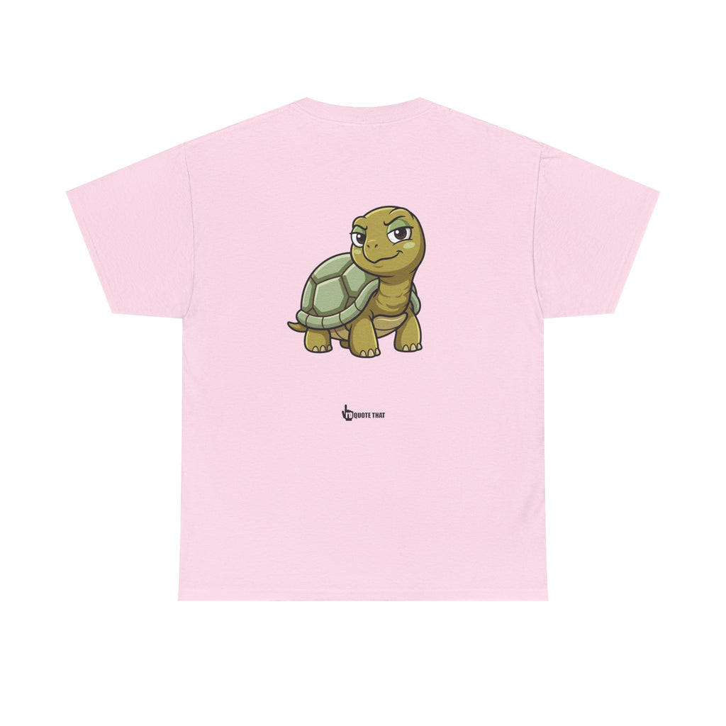 "This Tiny Turtle... He Judges You Immensely" Funny Judgmental Tiny Turtle Quote Graphic Tee – Sarcastic Animal Humor Shirt