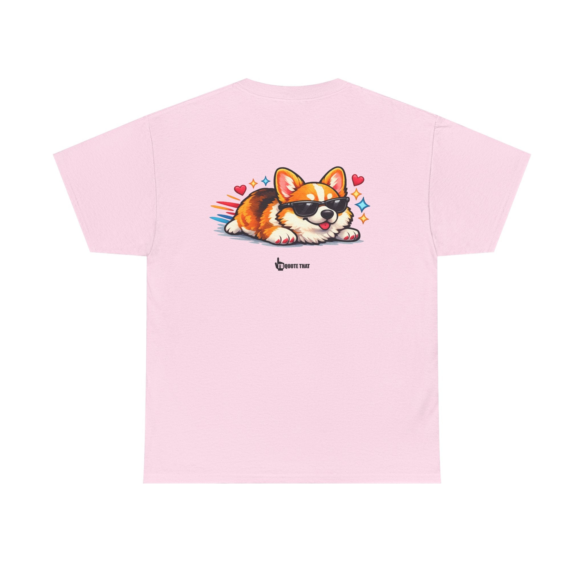 "Built low to the ground for speed and maximum sass" Typical Corgi - Trending Funny Dog Graphic T-Shirt