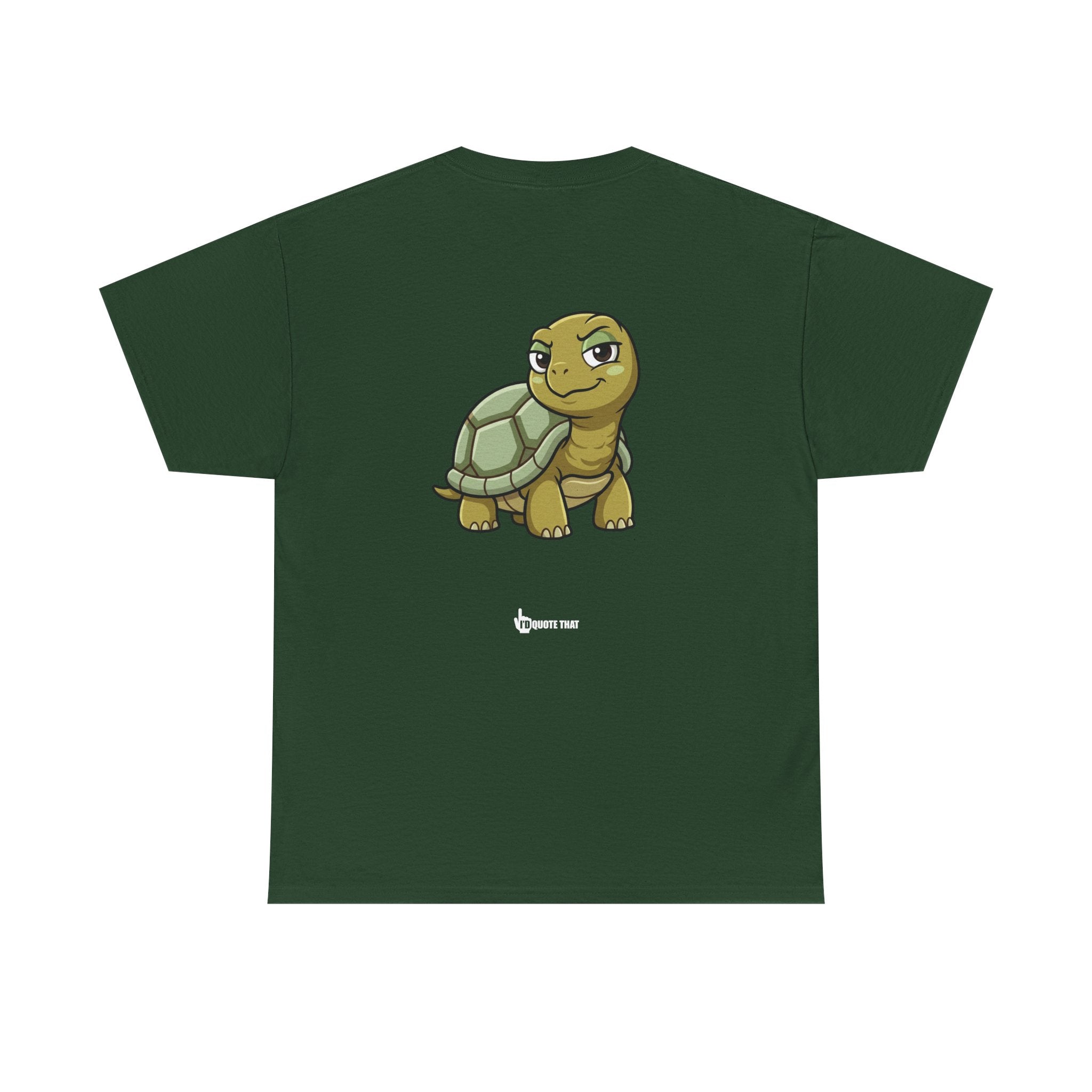 "This Tiny Turtle... He Judges You Immensely" Funny Judgmental Tiny Turtle Quote Graphic Tee – Sarcastic Animal Humor Shirt