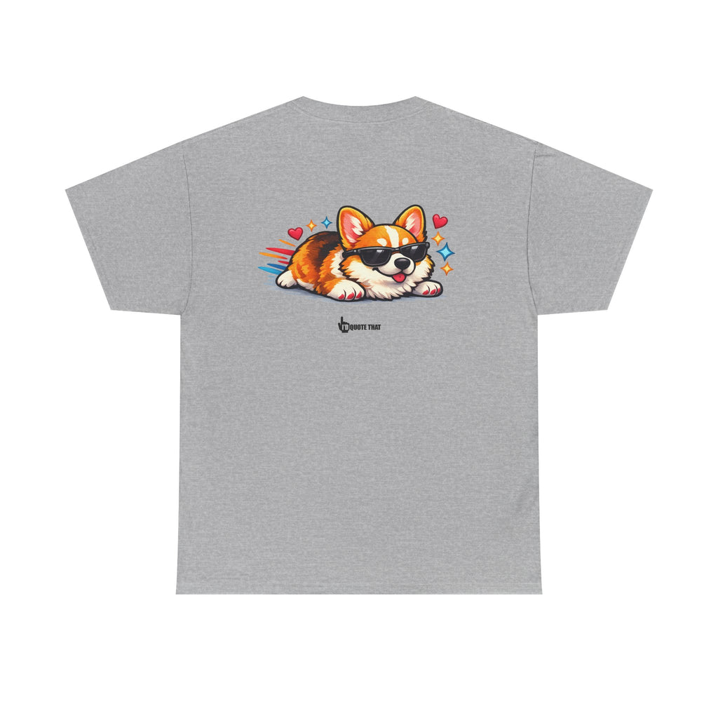 "Built low to the ground for speed and maximum sass" Typical Corgi - Trending Funny Dog Graphic T-Shirt