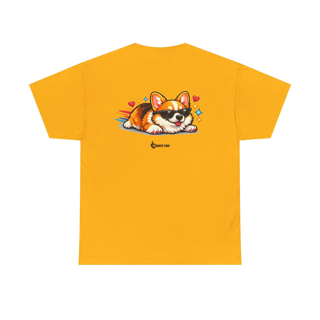 "Built low to the ground for speed and maximum sass" Typical Corgi - Trending Funny Dog Graphic T-Shirt