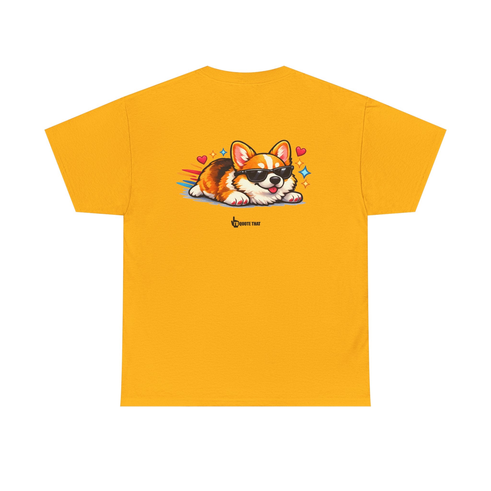 "Built low to the ground for speed and maximum sass" Typical Corgi - Trending Funny Dog Graphic T-Shirt