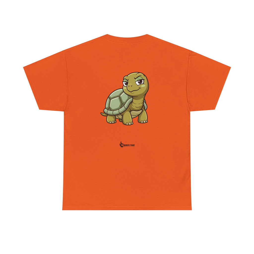 "This Tiny Turtle... He Judges You Immensely" Funny Judgmental Tiny Turtle Quote Graphic Tee – Sarcastic Animal Humor Shirt
