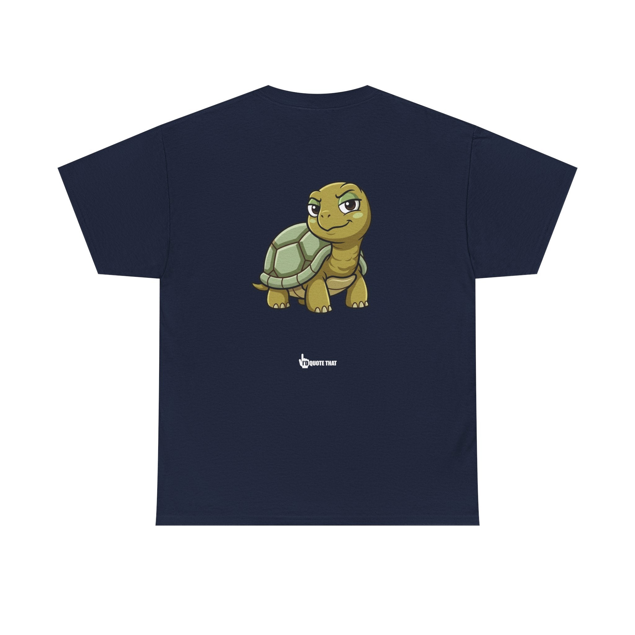 "This Tiny Turtle... He Judges You Immensely" Funny Judgmental Tiny Turtle Quote Graphic Tee – Sarcastic Animal Humor Shirt