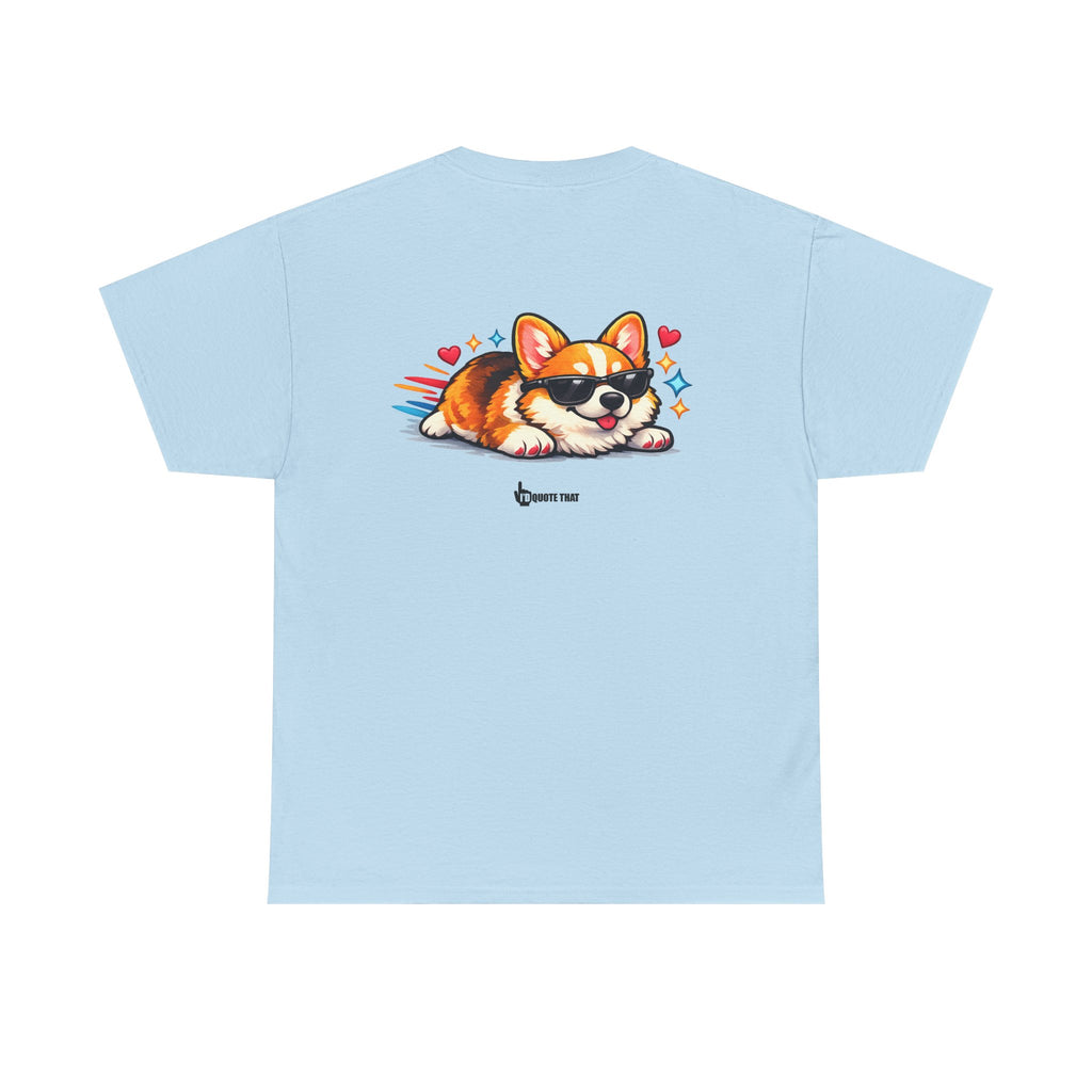 "Built low to the ground for speed and maximum sass" Typical Corgi - Trending Funny Dog Graphic T-Shirt