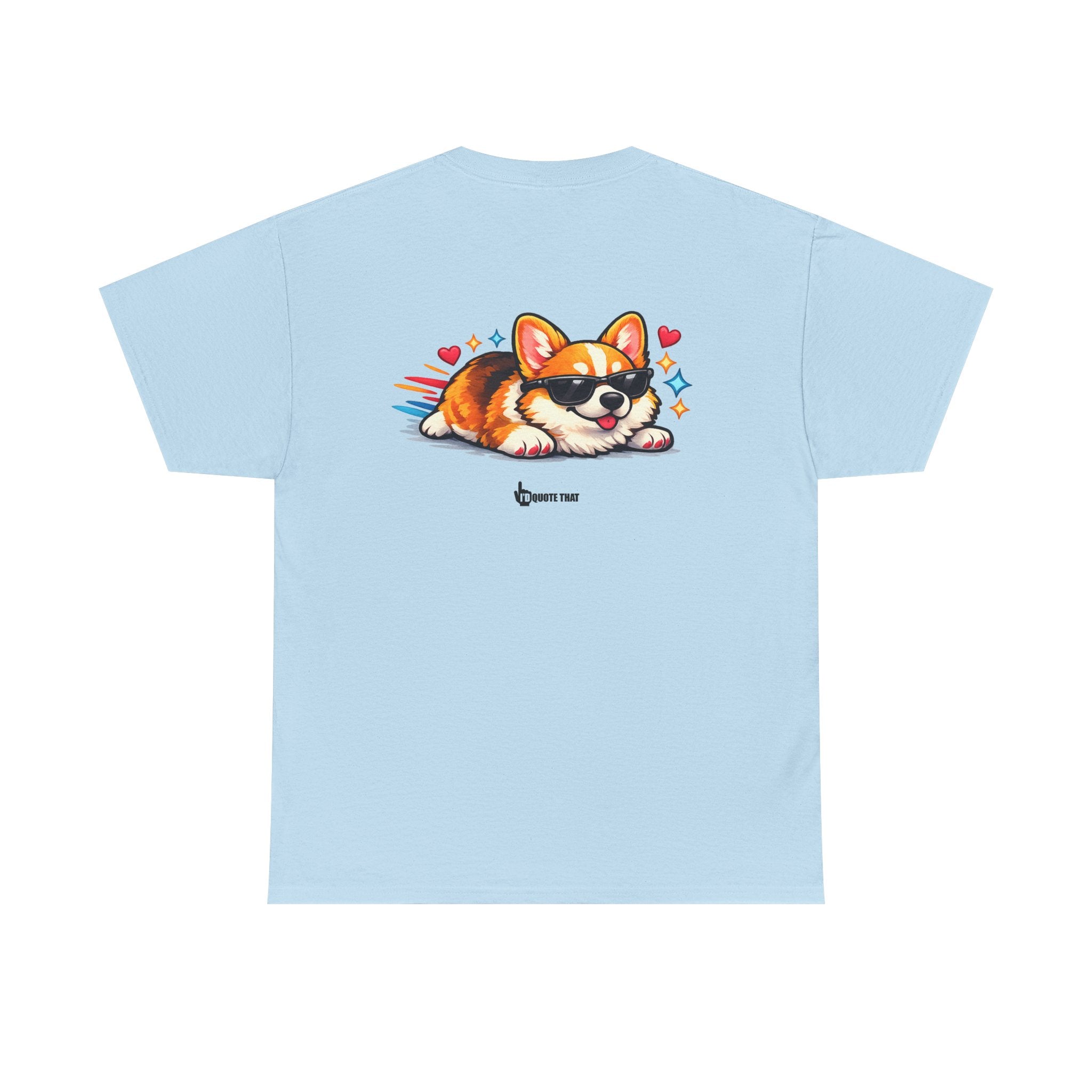 "Built low to the ground for speed and maximum sass" Typical Corgi - Trending Funny Dog Graphic T-Shirt