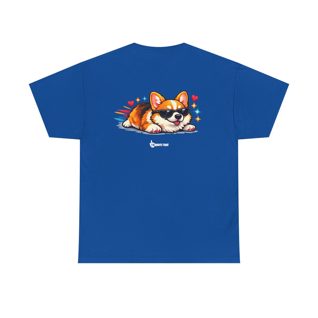 "Built low to the ground for speed and maximum sass" Typical Corgi - Trending Funny Dog Graphic T-Shirt