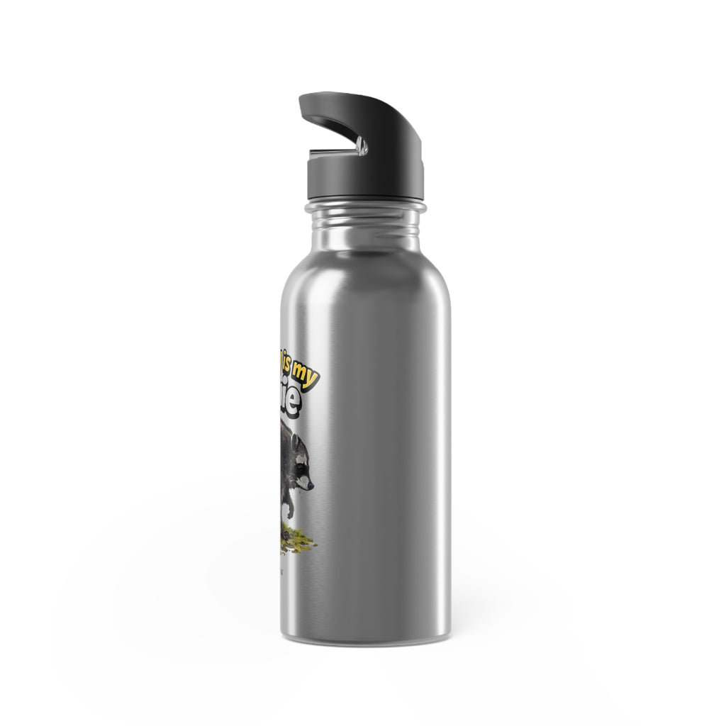 “Jimothy Is My Homie” 20oz Stainless Water Bottle — Raccoon Design with Straw Lid The Ultimate Unlikely Pal Hydration Sidekick – Viral Meme Water Bottle