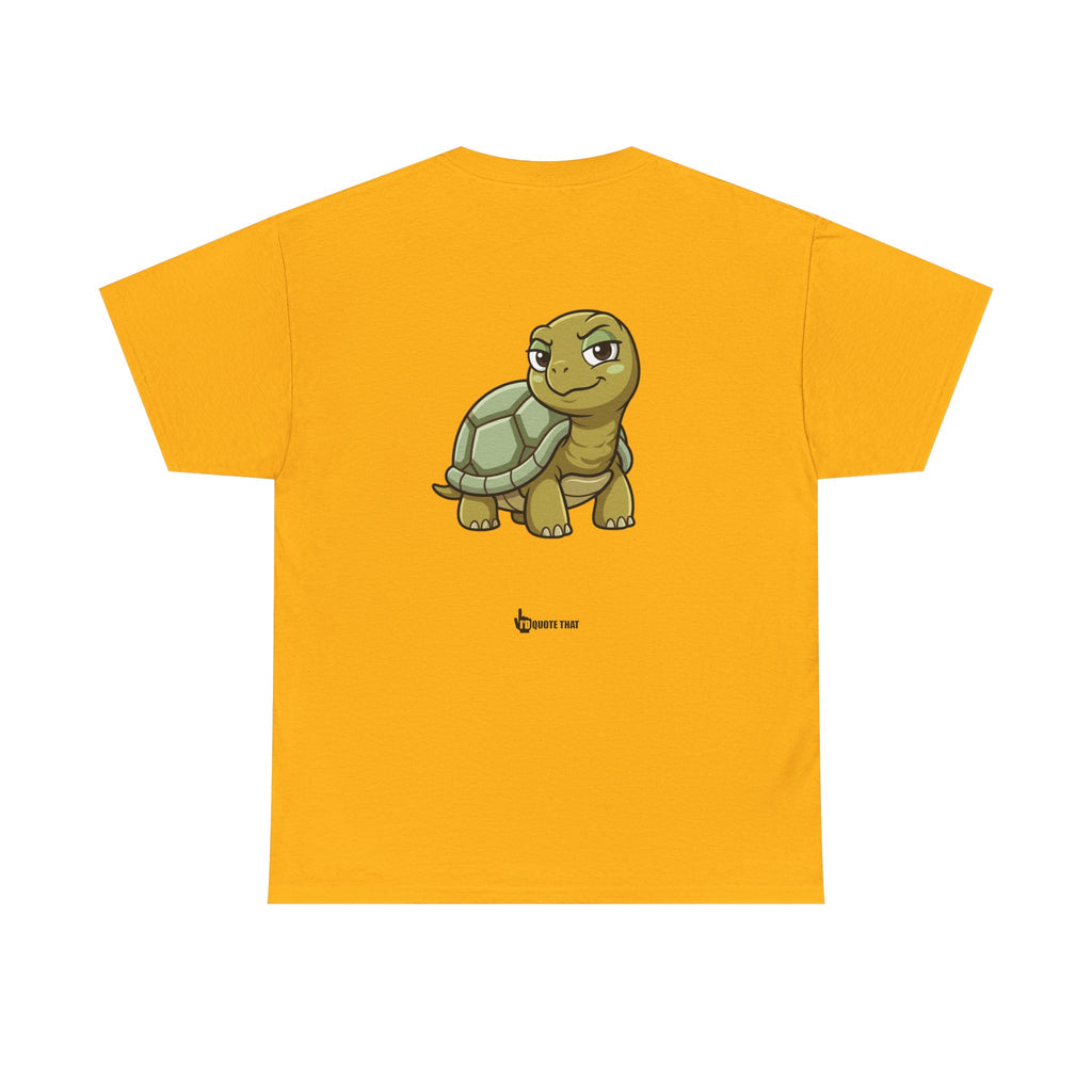 "This Tiny Turtle... He Judges You Immensely" Funny Judgmental Tiny Turtle Quote Graphic Tee – Sarcastic Animal Humor Shirt