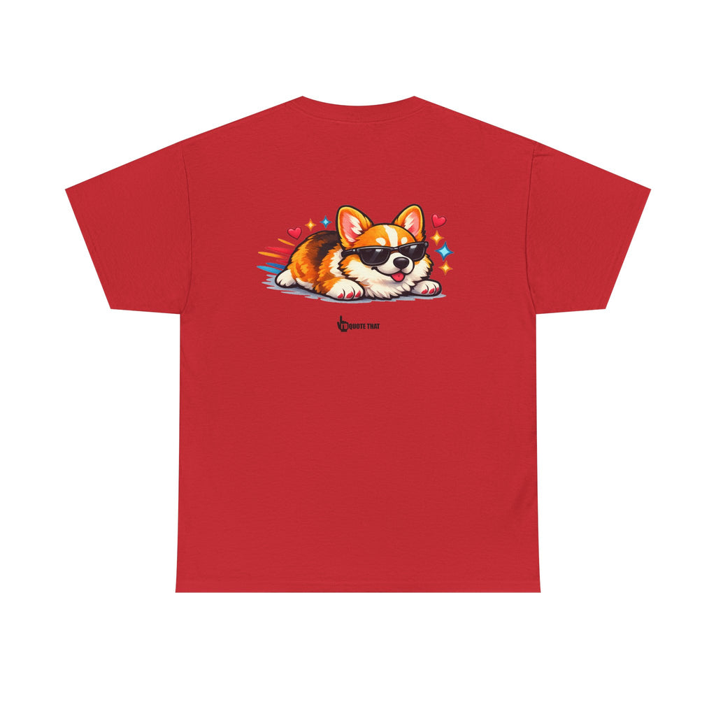 "Built low to the ground for speed and maximum sass" Typical Corgi - Trending Funny Dog Graphic T-Shirt