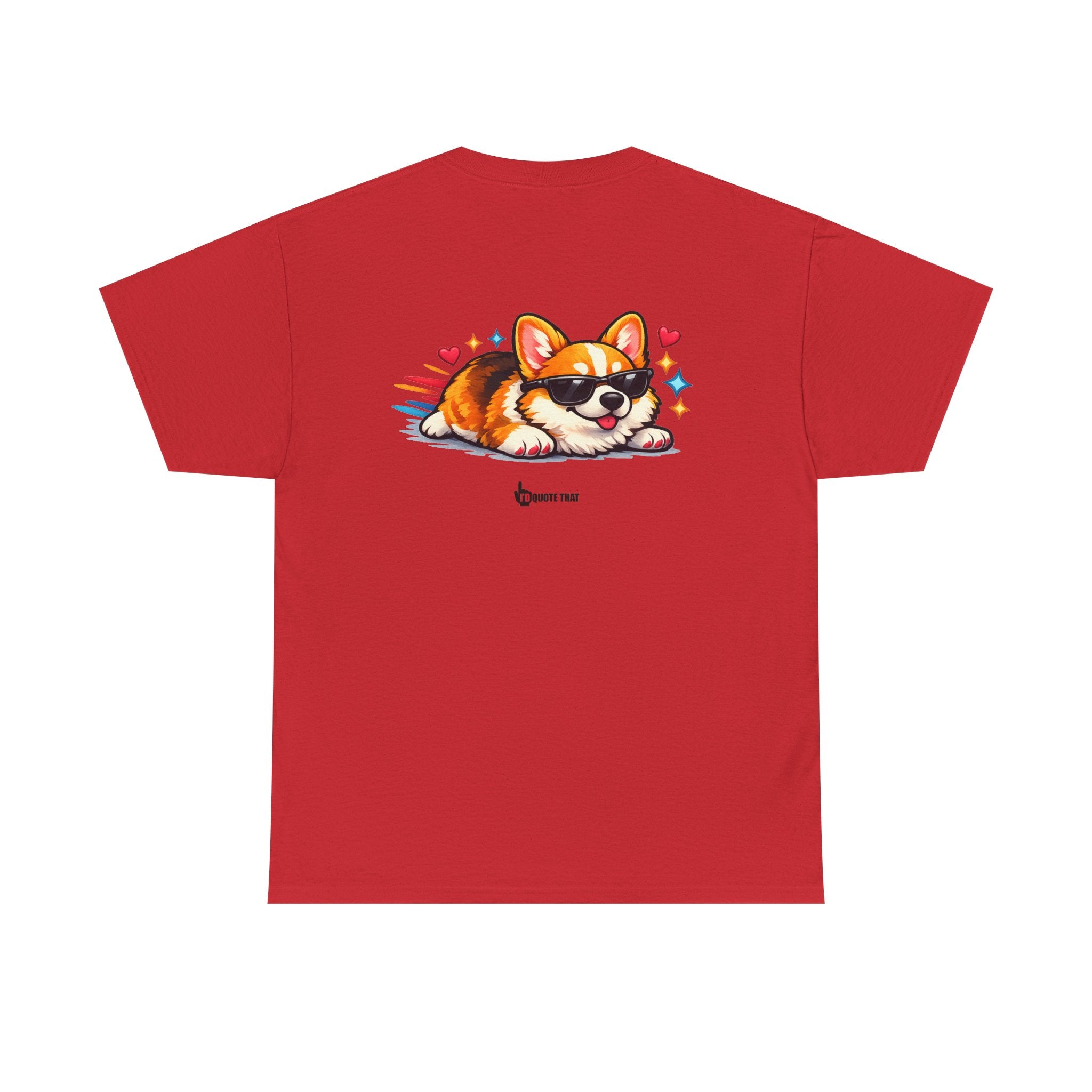 "Built low to the ground for speed and maximum sass" Typical Corgi - Trending Funny Dog Graphic T-Shirt