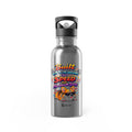 "Built Low to the Ground for Speed and Maximum Sass" The Ultimate  Corgi 20oz Stainless Steel Water Bottle with Straw
