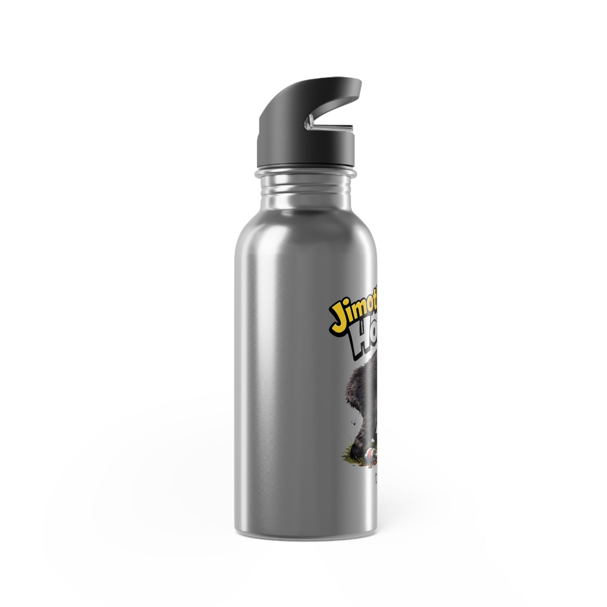 “Jimothy Is My Homie” 20oz Stainless Water Bottle — Raccoon Design with Straw Lid The Ultimate Unlikely Pal Hydration Sidekick – Viral Meme Water Bottle